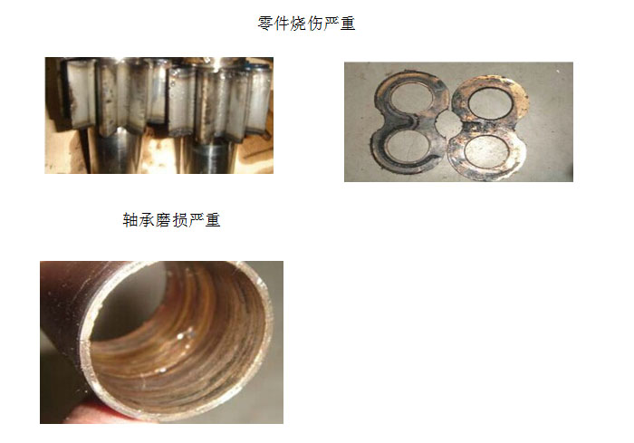 各零件的損(sun)壞形式